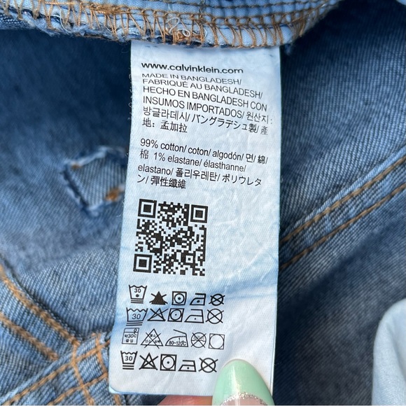 Calvin Klein Blue Jeans CKJ Size 40 X 26 Stretch Designer Classic Denim Stylish - Picture 11 of 13
